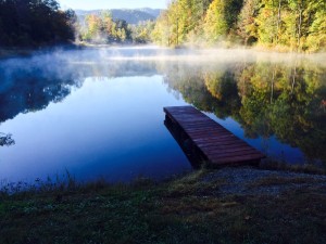 2015_Hidden Lake_October 17_Across Lake from Dock at Dam