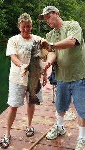 2016_Heathers big Catfish with Chris_July